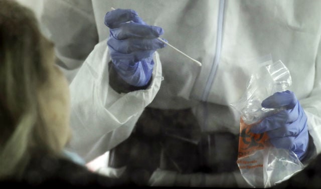 COVID swab test